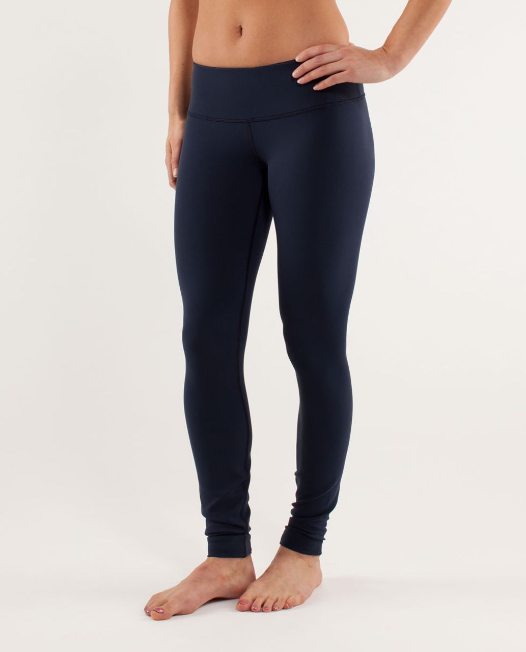 Lululemon Wunder Under Pant *Reversible - Black / Pop Orange - lulu fanatics