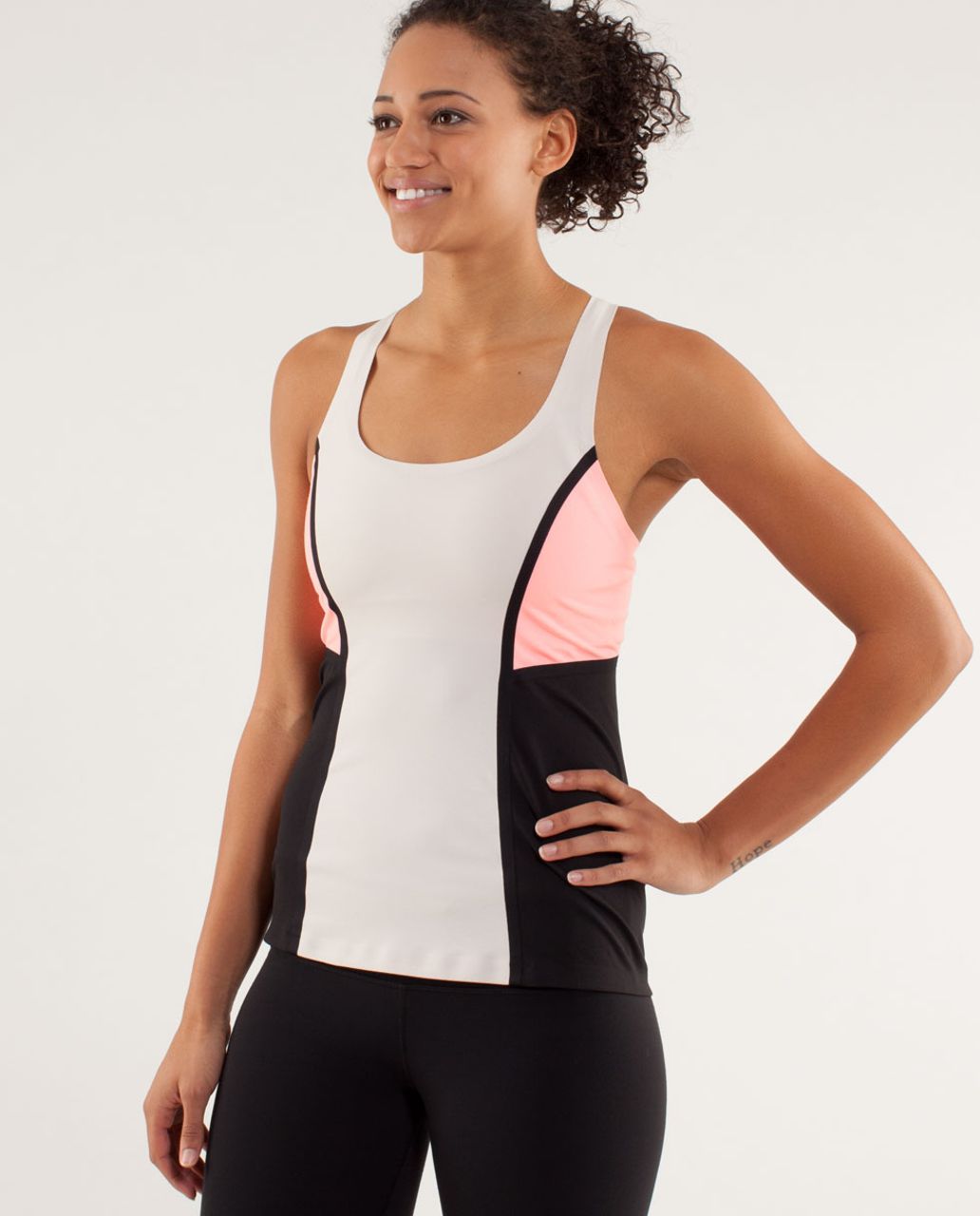 Lululemon Cool Racerback *Surf Bonded - Dune / Bleached Coral / Black