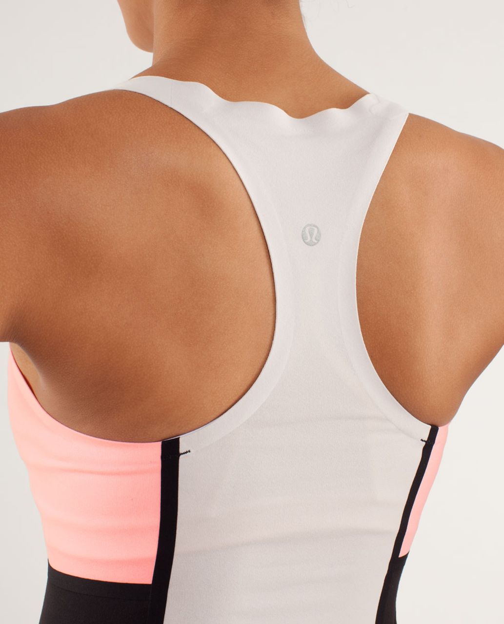 Lululemon Cool Racerback *Surf Bonded - Dune / Bleached Coral / Black