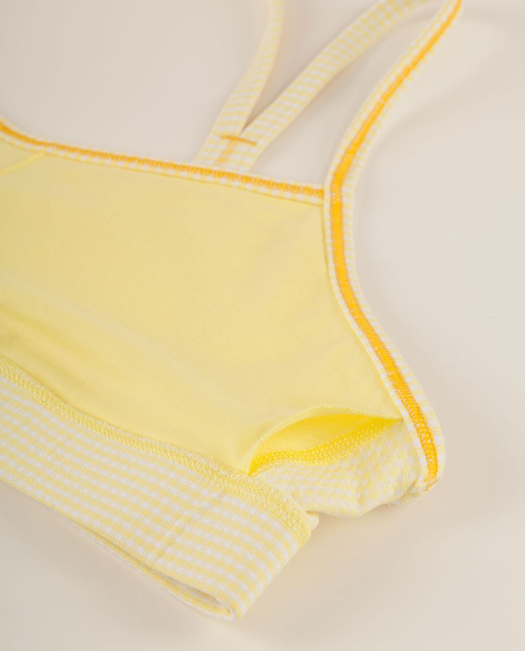 Lululemon Flow Y Bra IV - Mellow Lemon