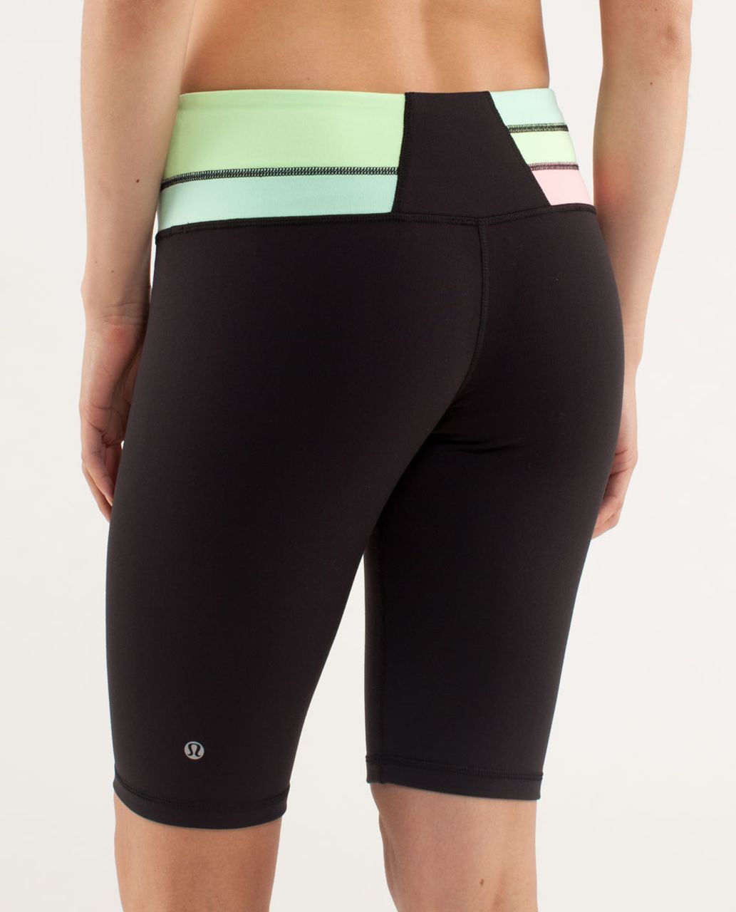 Lululemon Reverse Groove Short (Tall) - Black / Quilt Spring13 7