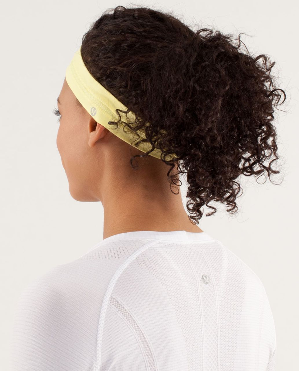 Lululemon Swiftly Headband - Mellow Lemon