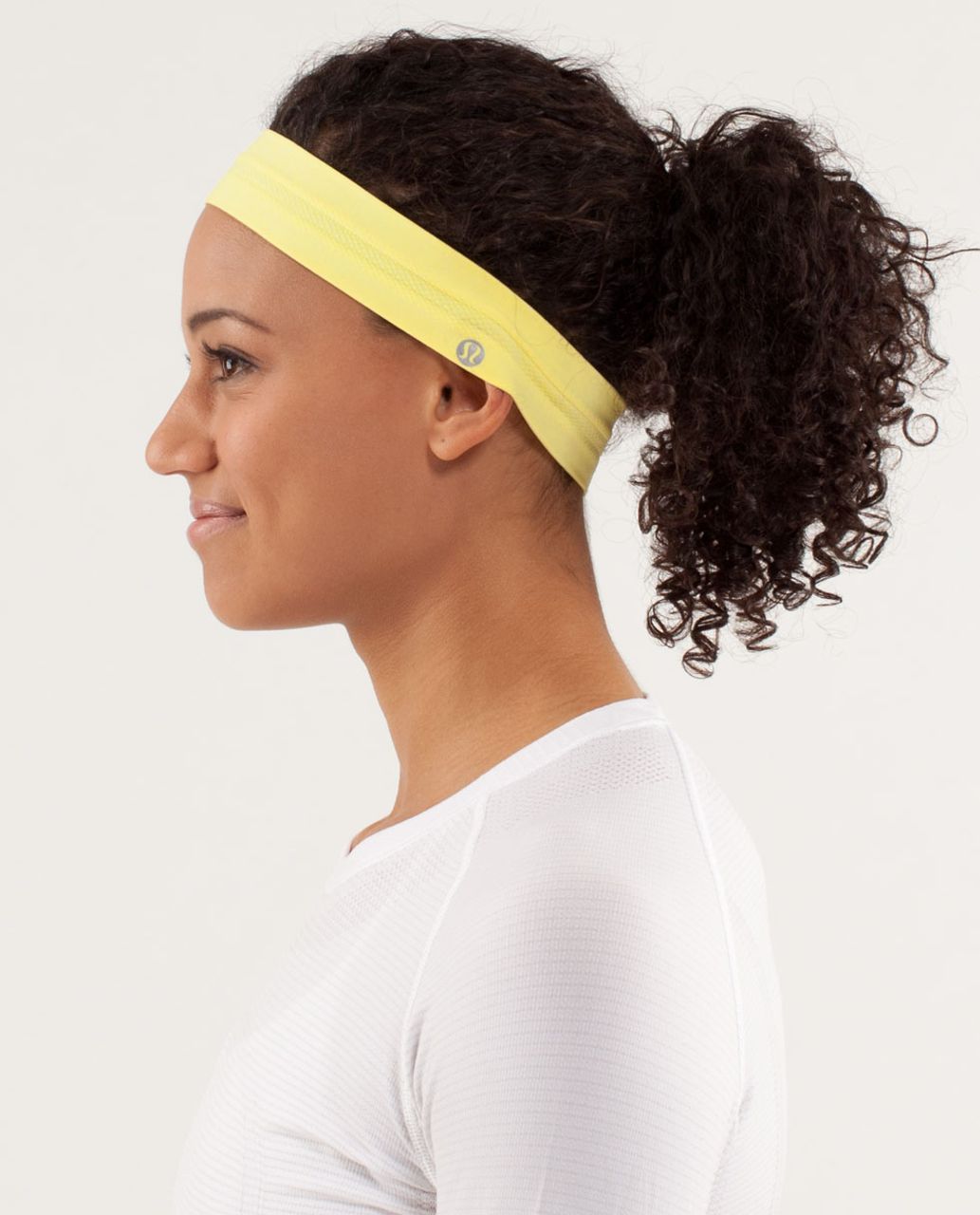 Lululemon Swiftly Headband - Mellow Lemon