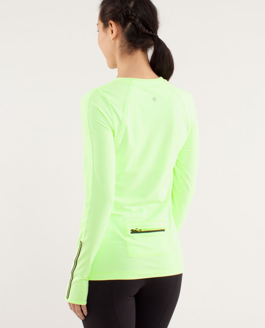 Lululemon Run:  Layer Me Long Sleeve - Faded Zap