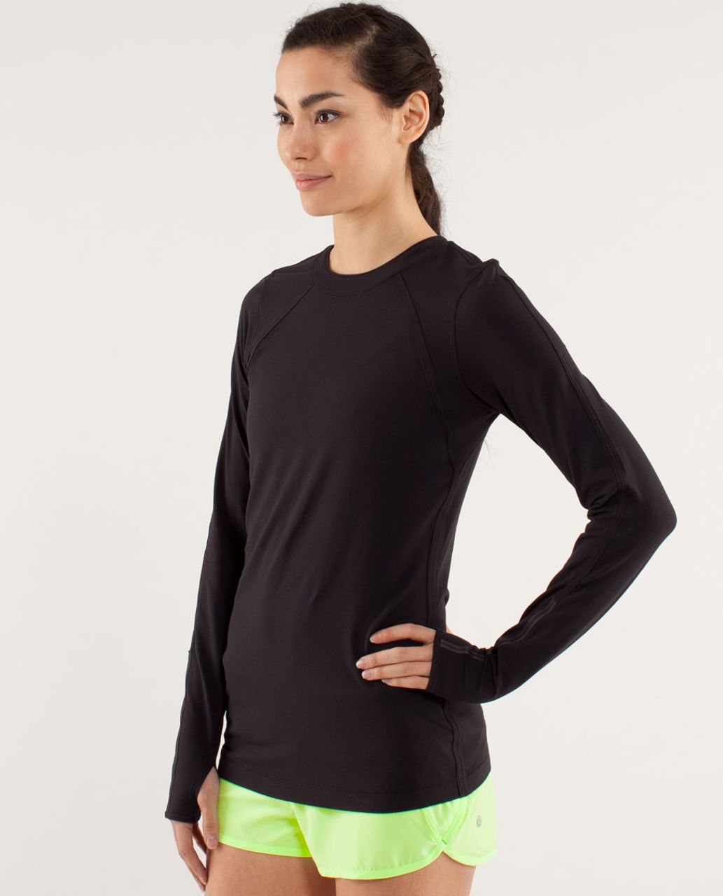 Lululemon Run:  Layer Me Long Sleeve - Black