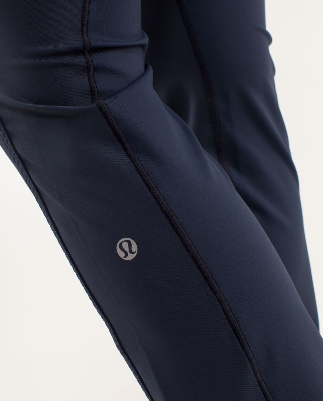 Lululemon Run:  Rise And Shine Pant - Inkwell / Ocean Stripe Inkwell