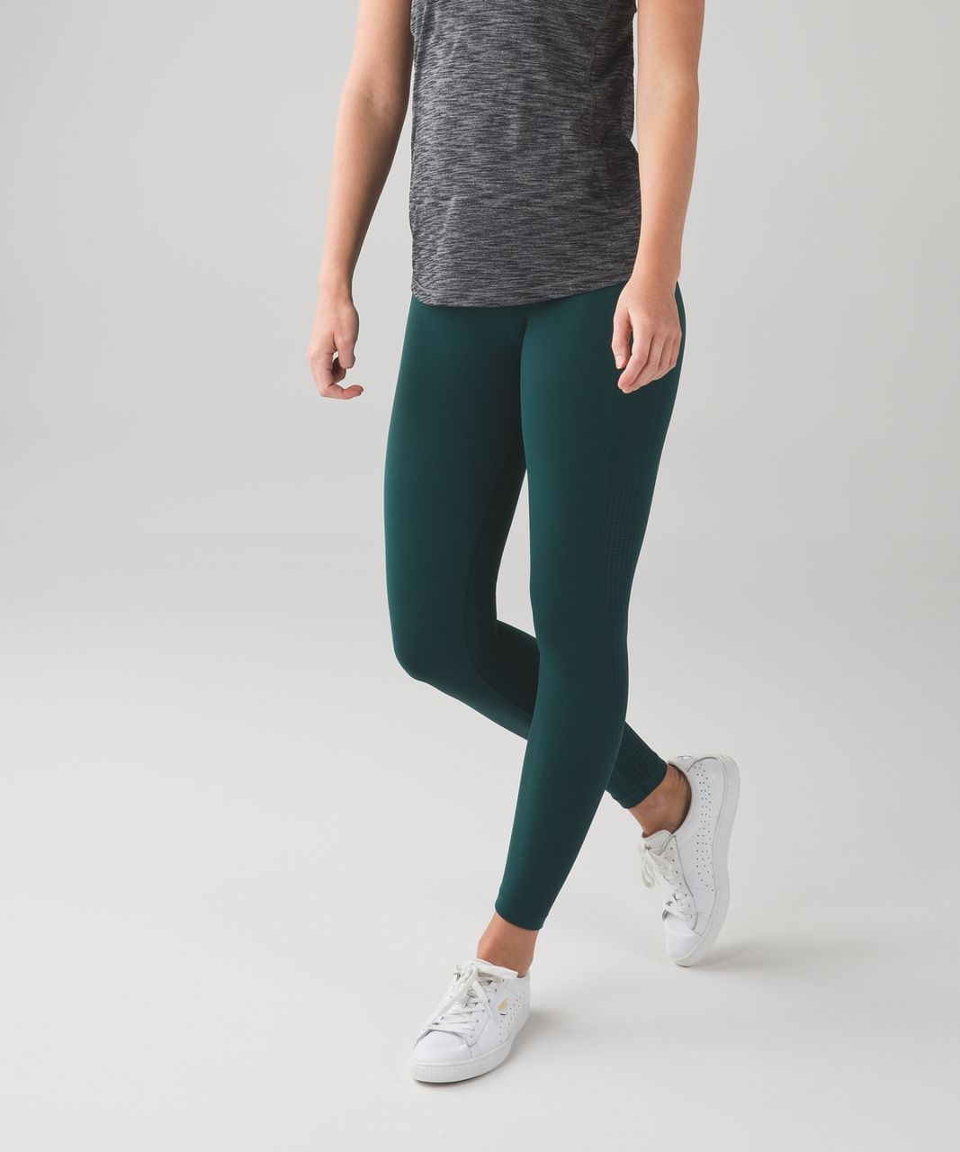 Lululemon Flow & Go Tight - Deep Green - lulu fanatics