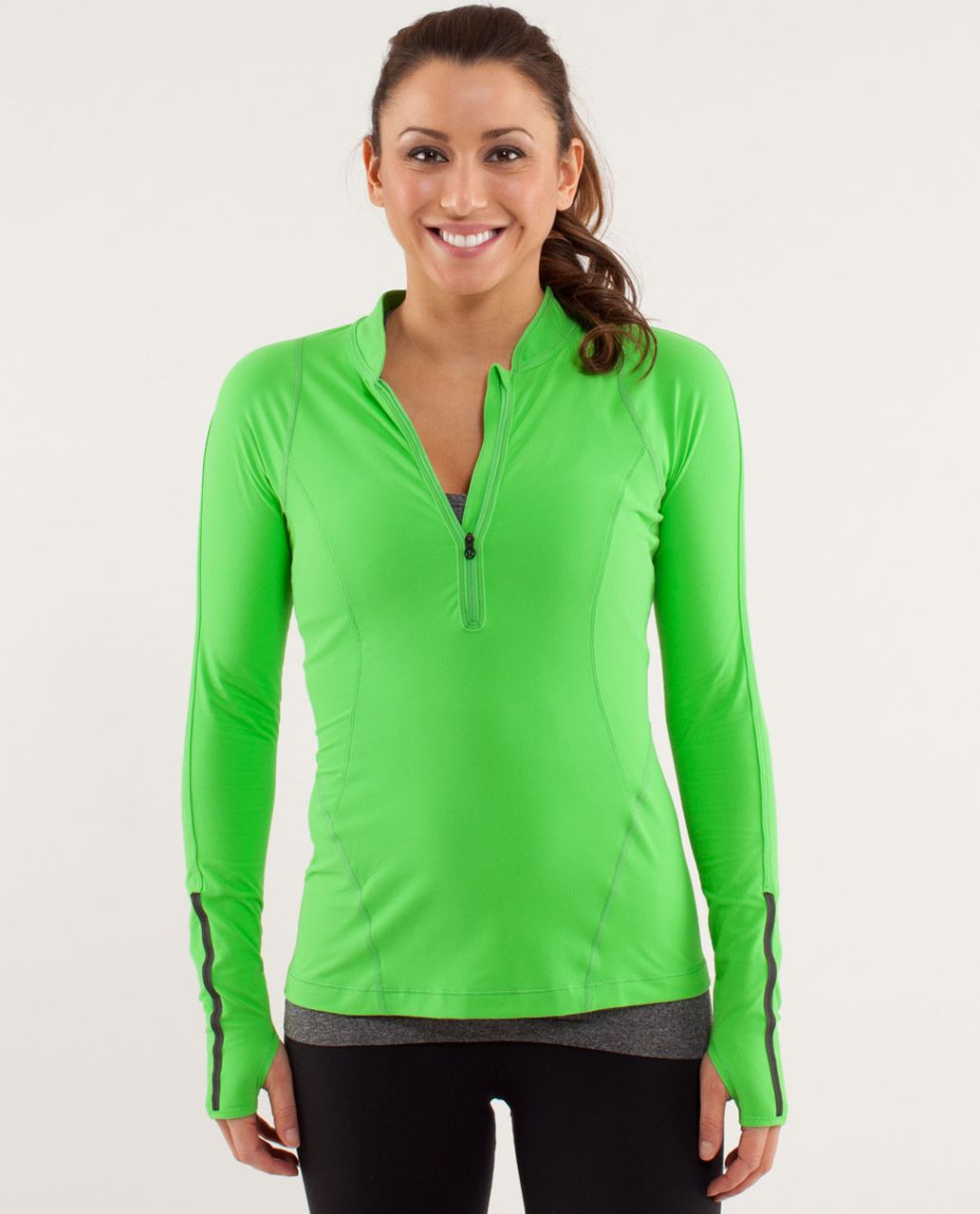 Lululemon Run:  Rise And Shine Pullover - Frond