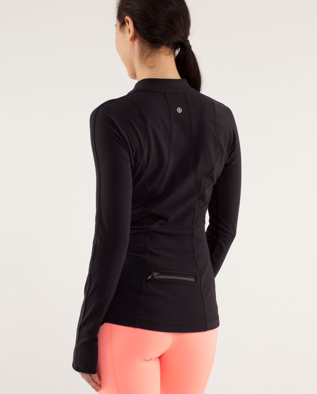 Lululemon Run:  Rise And Shine Pullover - Black