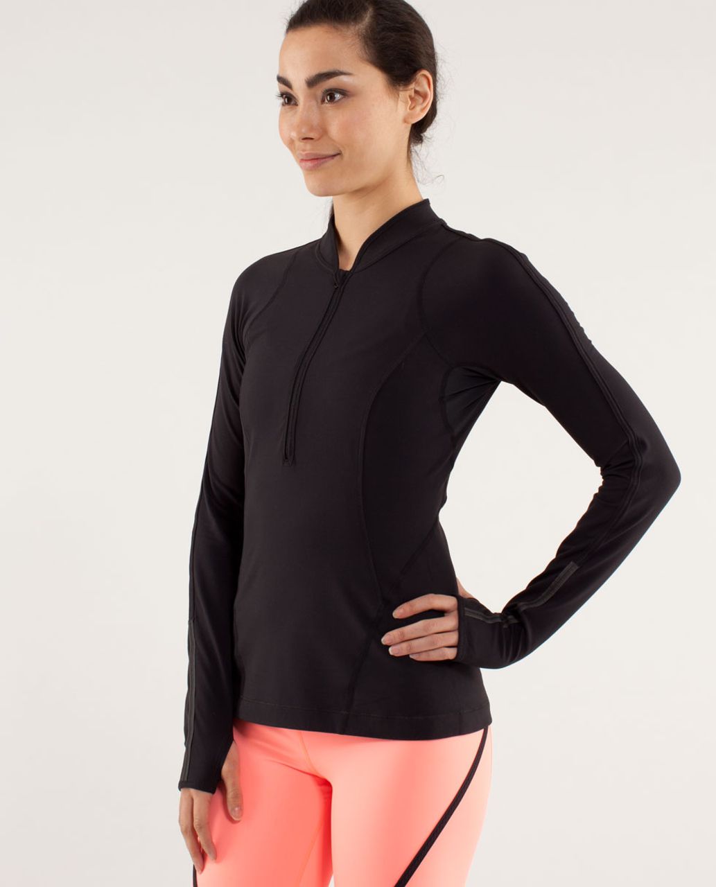 Lululemon Run: Rise And Shine Pullover - Black - lulu fanatics