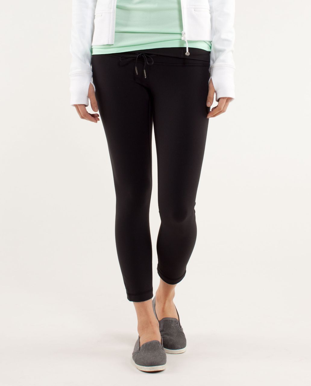 Free People Movement Solid Infinity - Black Cropped Leggings - Lulus