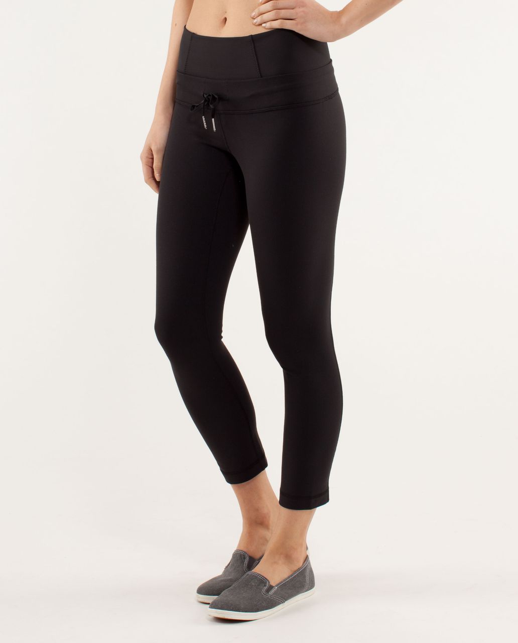 Ivivva x Lululemon Girls Size 10 Fold On Tight Crop Leggings Dusty