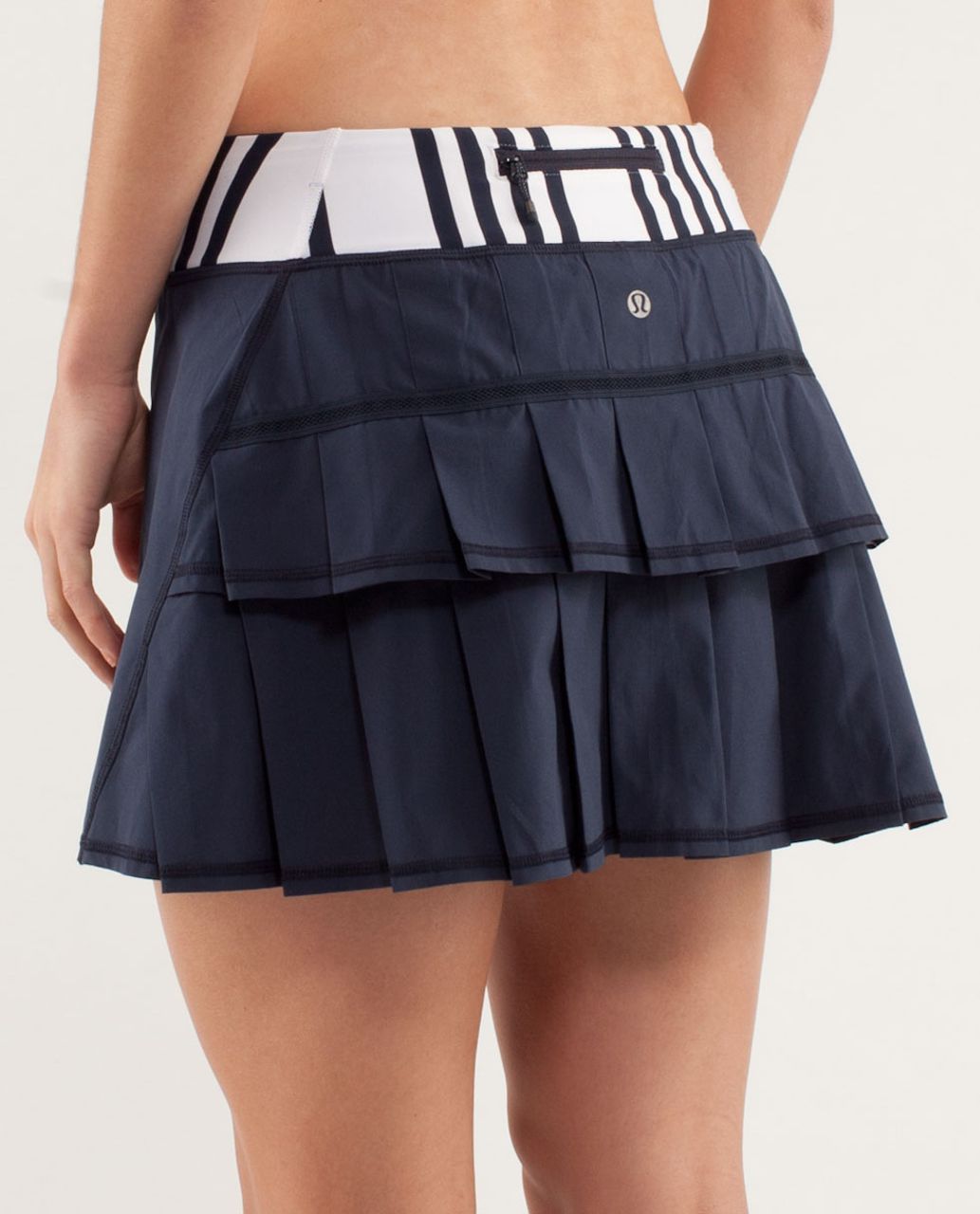 Lululemon Run:  Pace Setter Skirt (Tall) - Inkwell / Ocean Stripe Inkwell