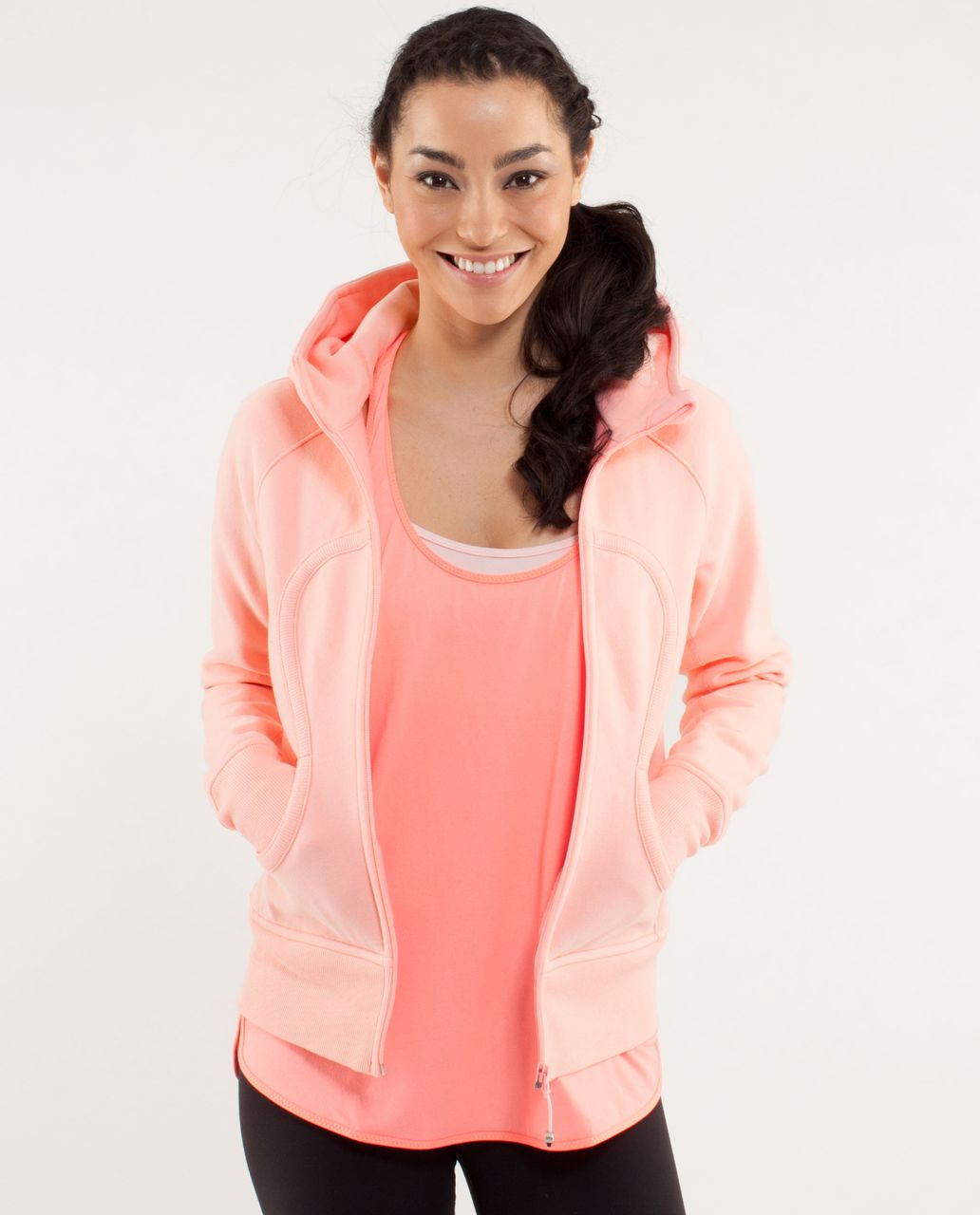 Lululemon Size 8 Scuba Full-Zip Cropped Hoodie, Mojave Tan, New, $118