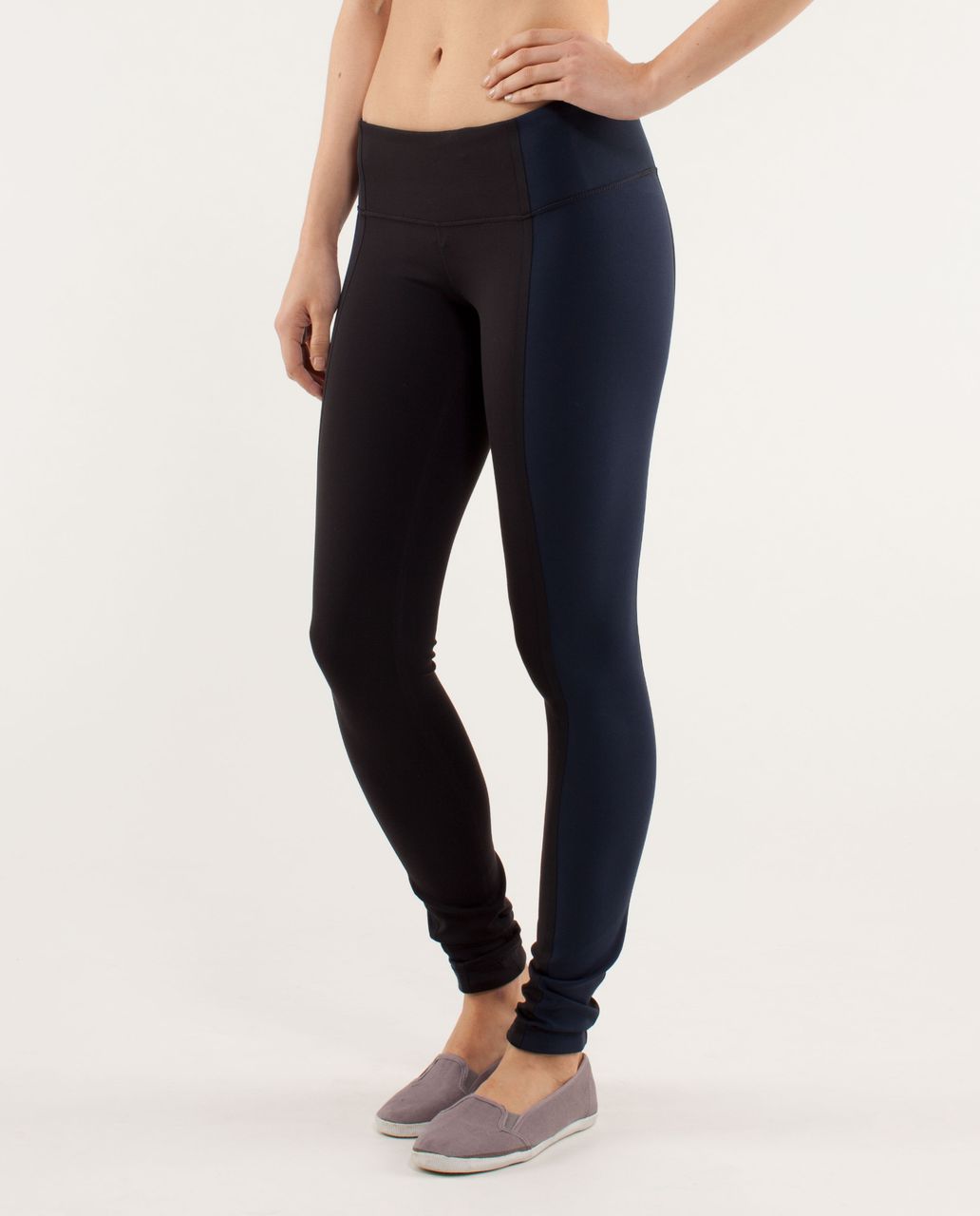 Lululemon Wunder Under Pant *Textured - Ziggy Wee September Black / Black -  lulu fanatics