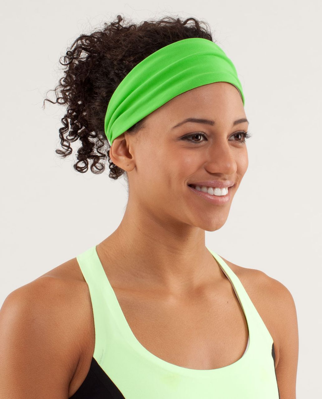 Lululemon Bang Buster Headband *Reversible - Frond / Ocean Stripe Frond