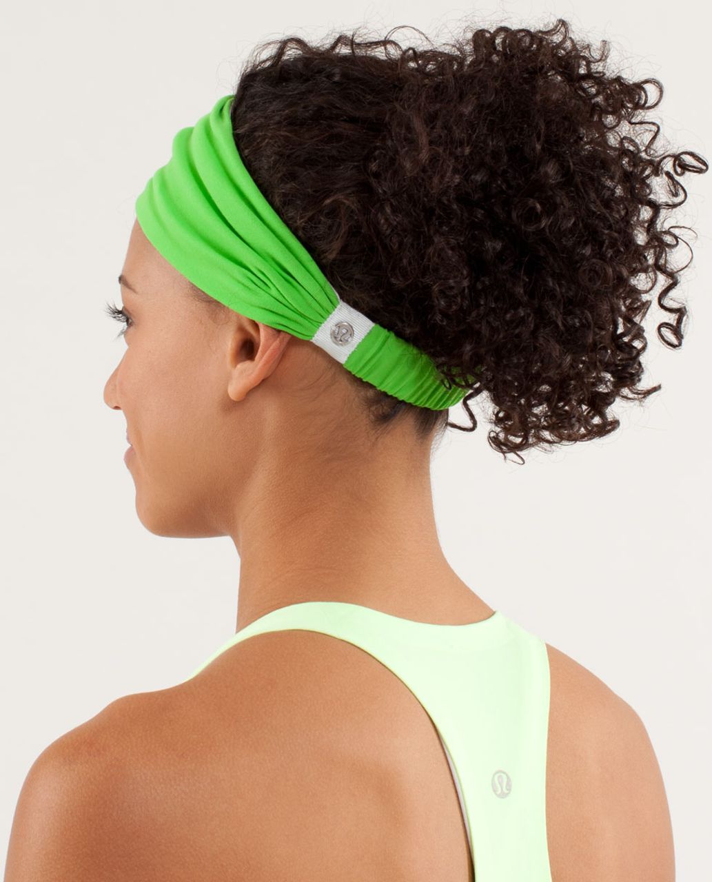 Lululemon Bang Buster Headband *Reversible - Frond / Ocean Stripe Frond