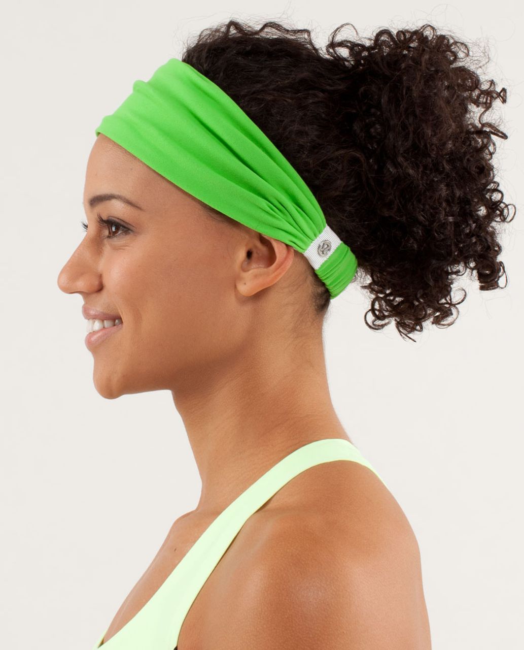 Lululemon Bang Buster Headband *Reversible - Frond / Ocean Stripe Frond