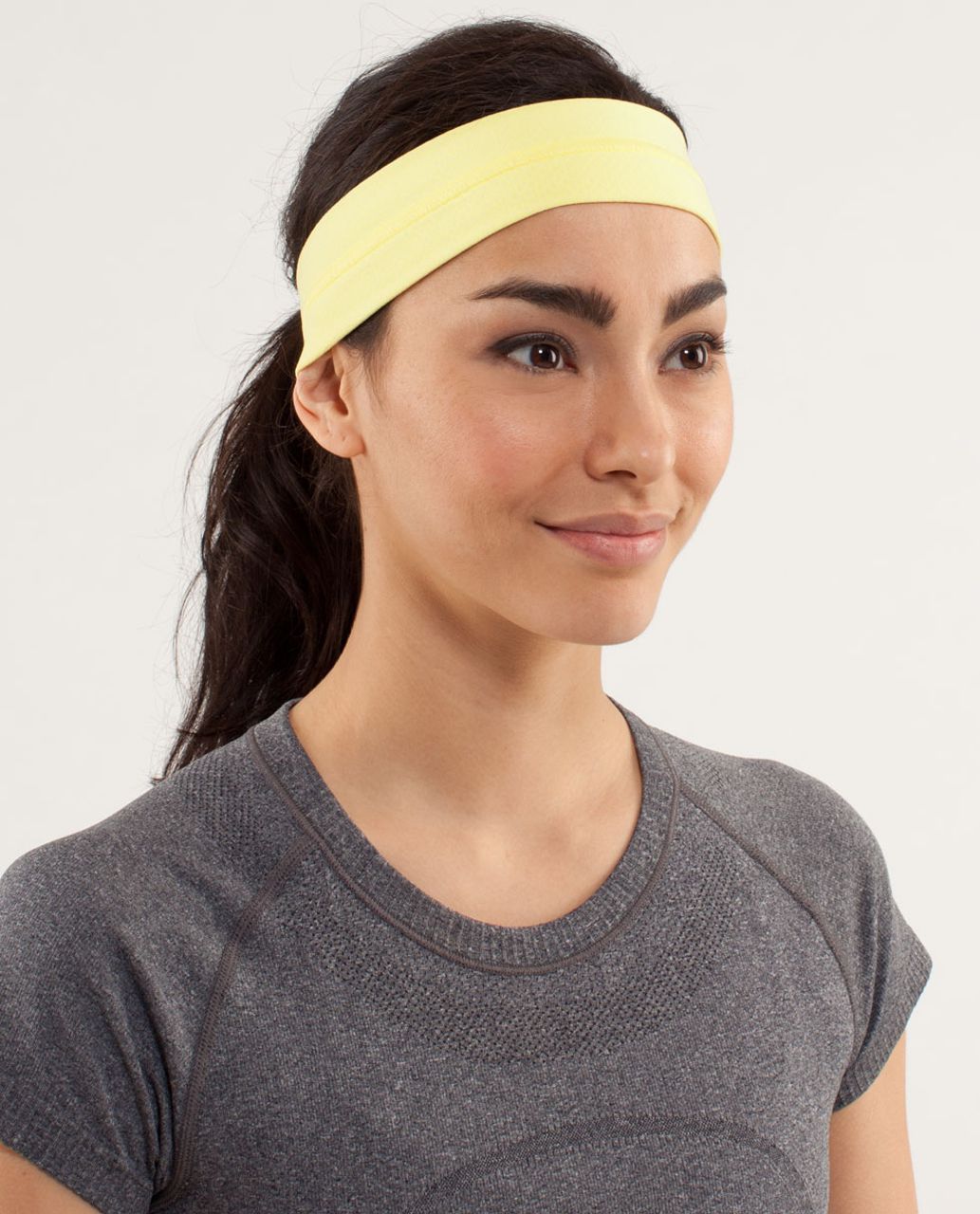 Lululemon Fly Away Tamer Headband - Mellow Lemon