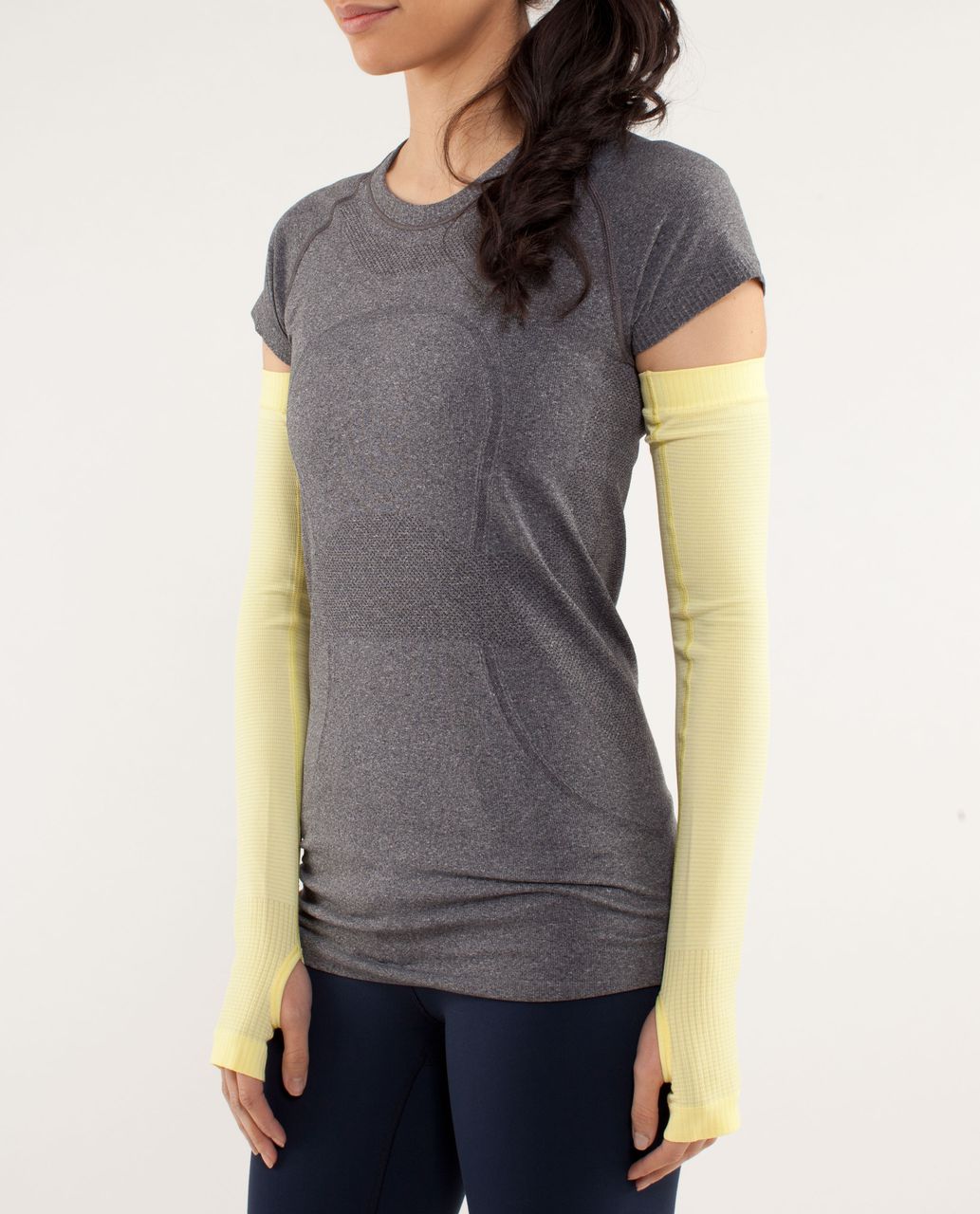 Lululemon Swiftly Arm Warmers - Mellow Lemon