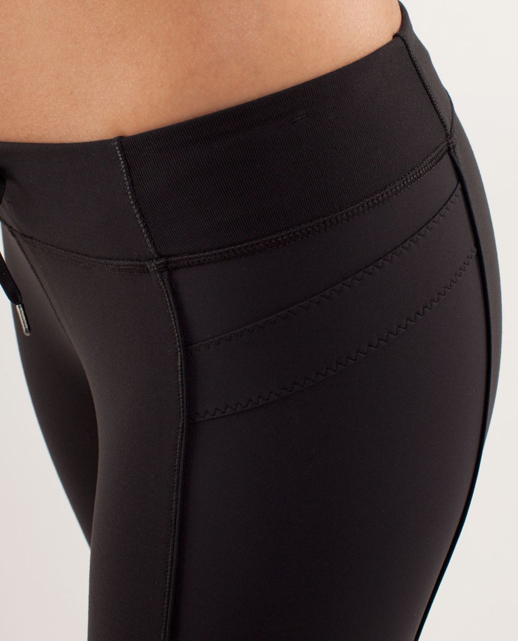 Lululemon Heat It Up Crop - Black - lulu fanatics