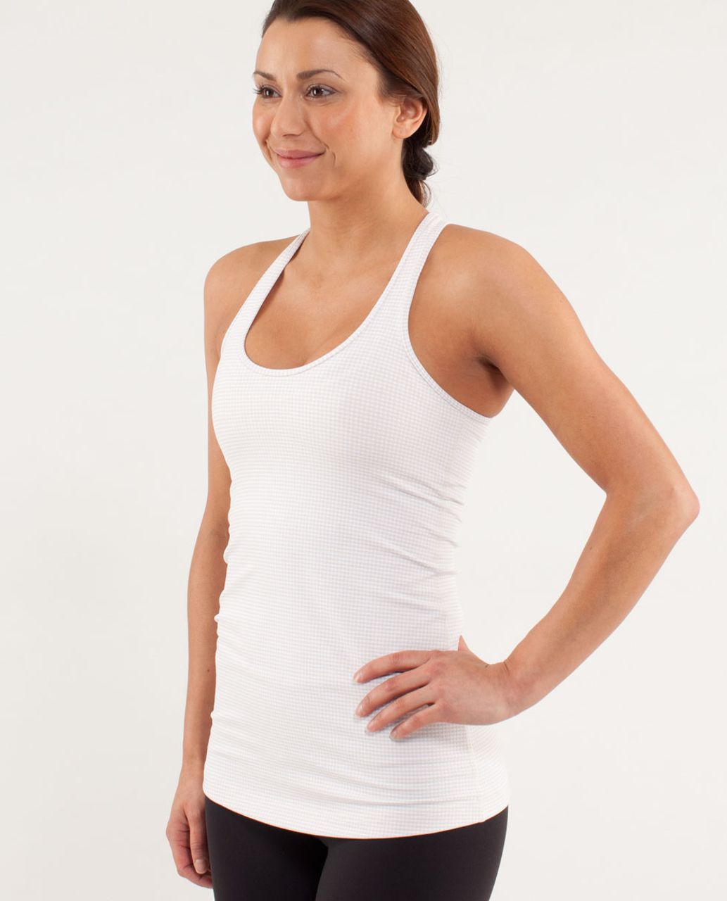 Lululemon Cool Racerback *Gingham - Dune