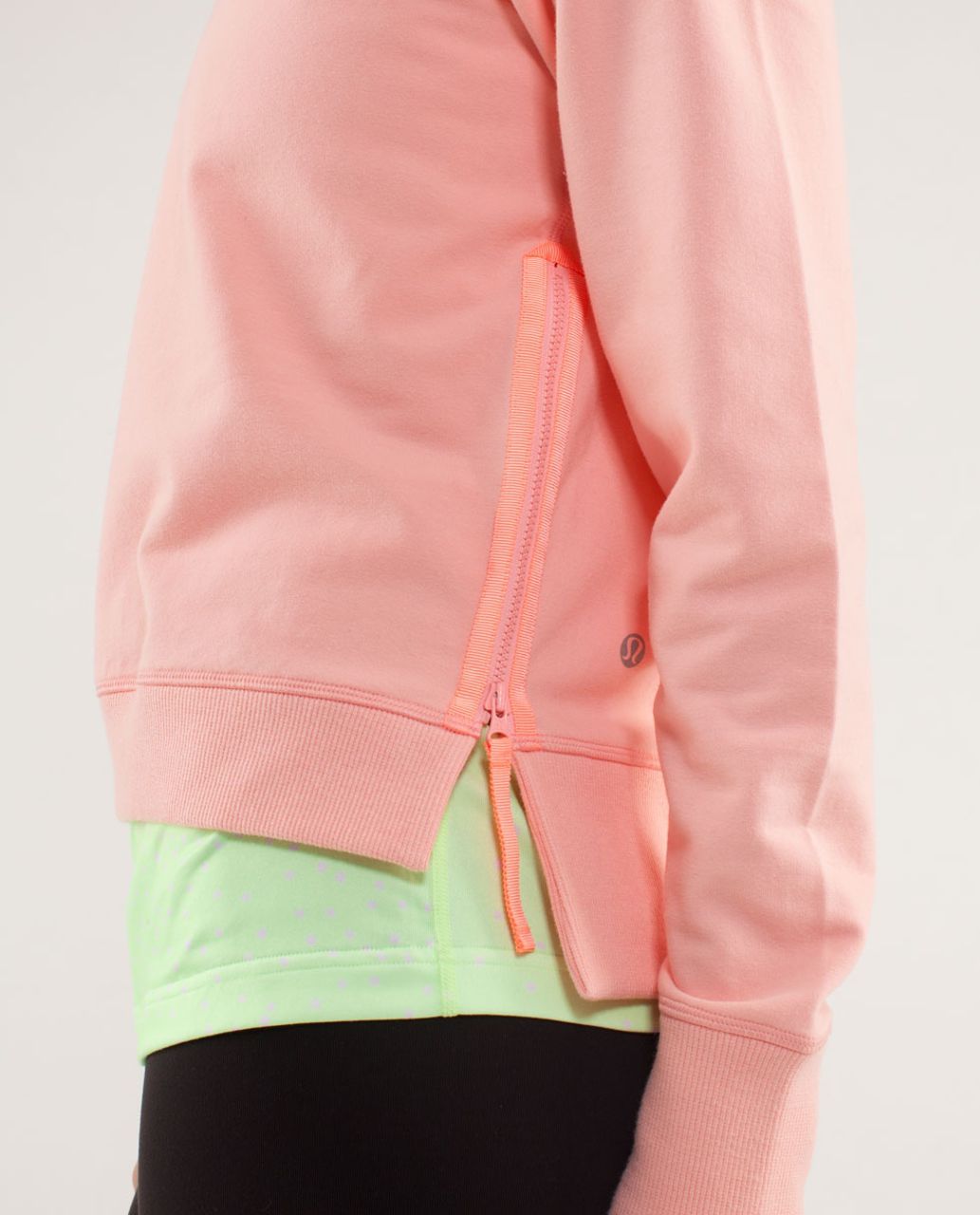 Lululemon Rejuvenate Hoodie Pink Bleached Coral Full Zip Women's Size 8