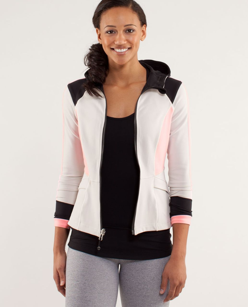 Lululemon Studio Surf Jacket - Dune / Black / Bleached Coral