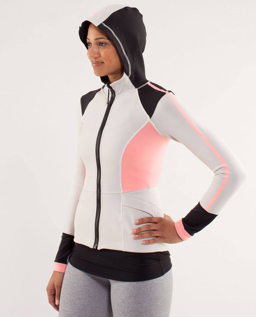 Lululemon Studio Surf Jacket - Dune / Black / Bleached Coral