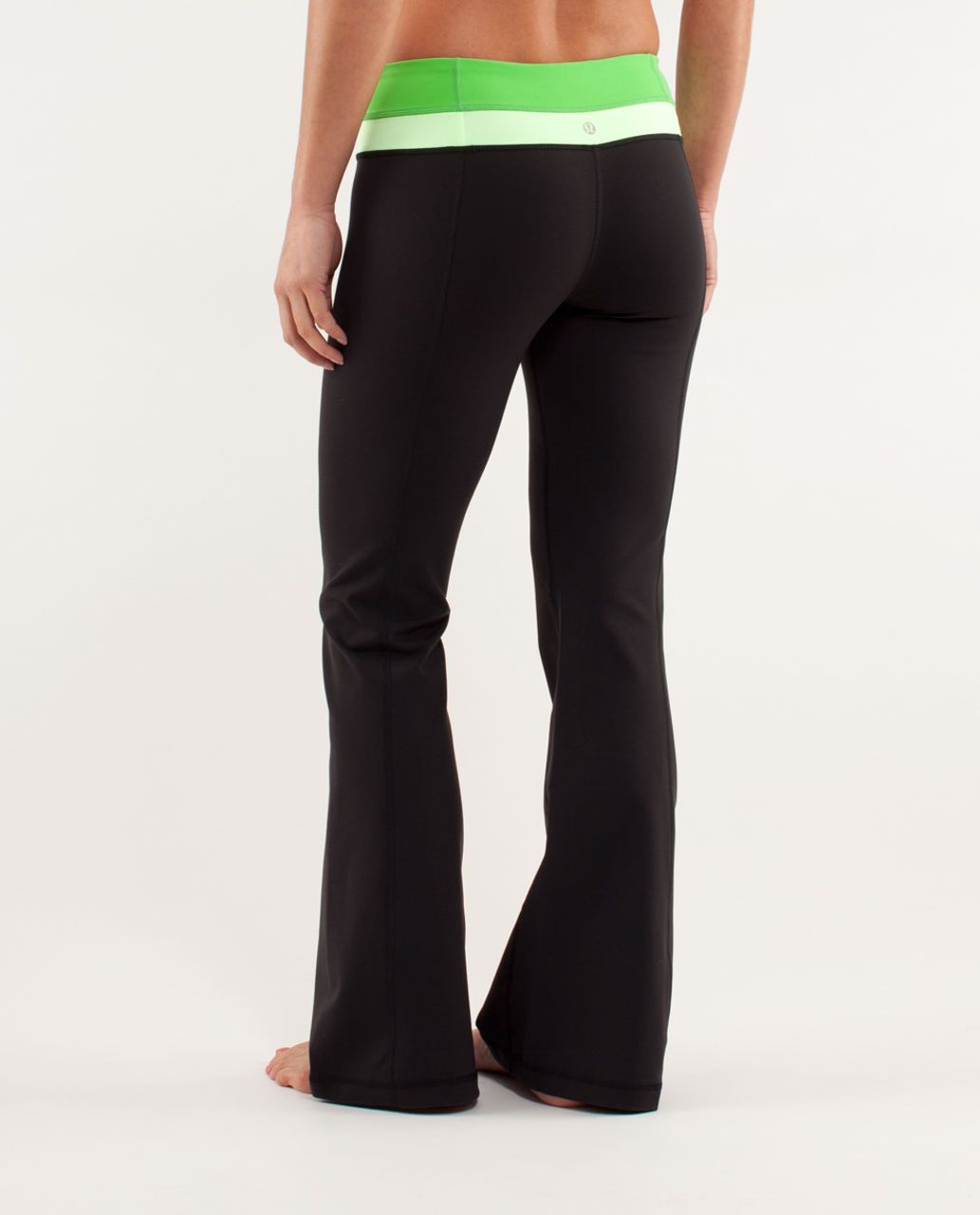 Lululemon Groove Pant *New (Regular) - Black / Frond / Faded Zap