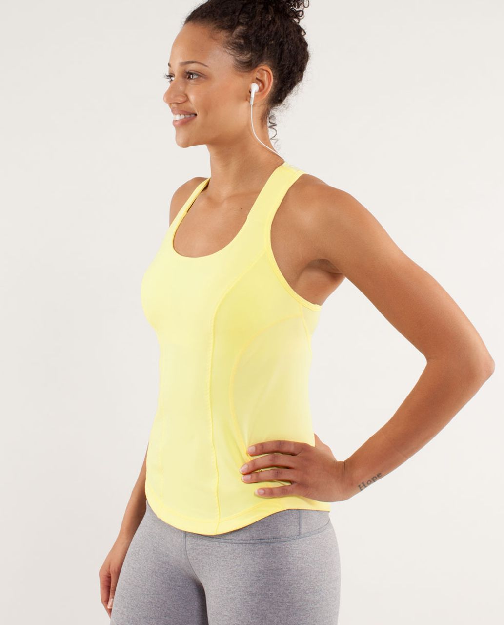 Lululemon Cardio Kick Tank - Mellow Lemon