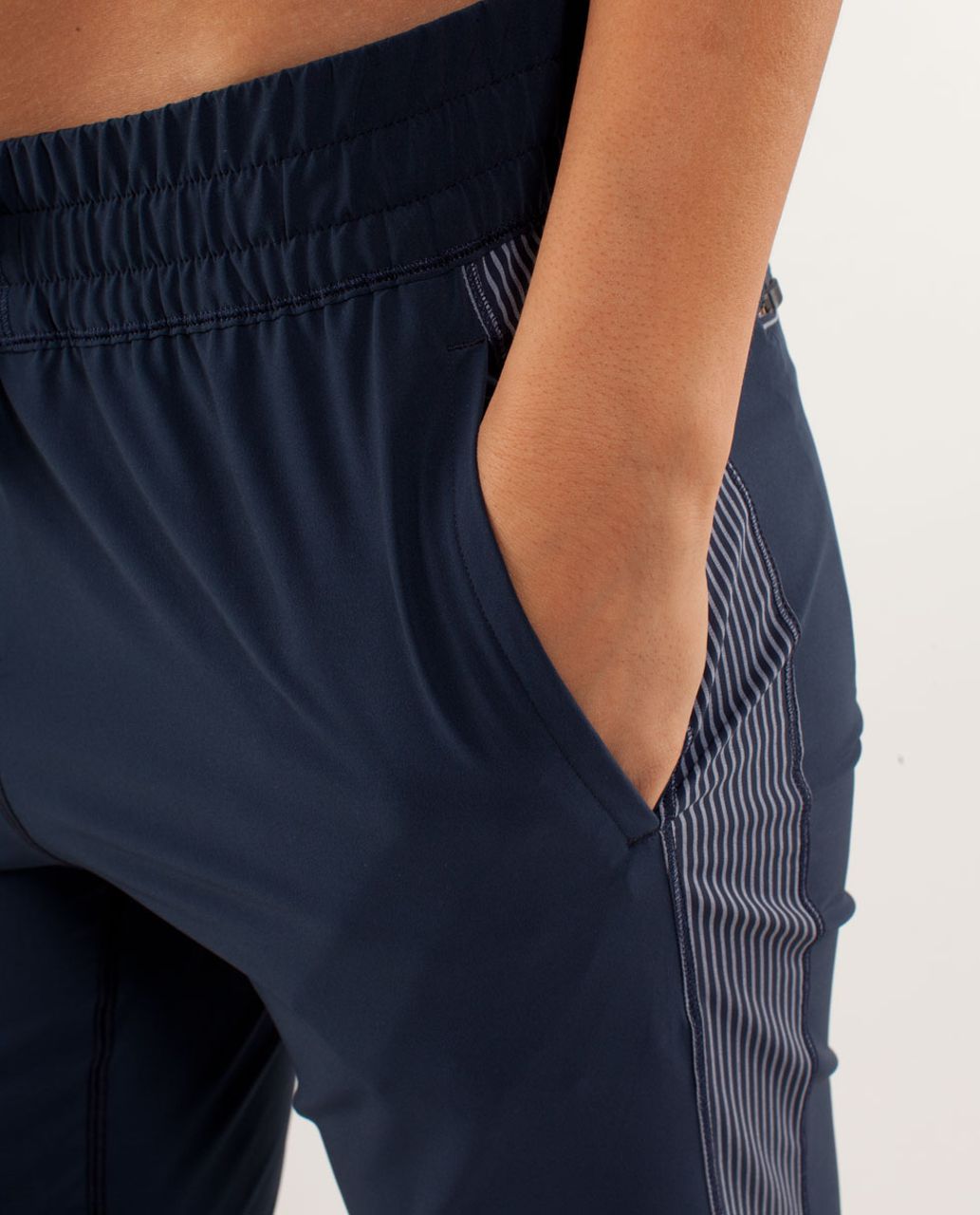 Lululemon Work It Out Track Pant - Inkwell / Wagon Stripe Inkwell