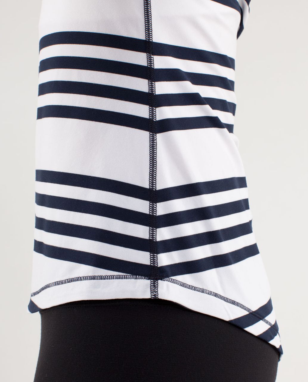 Lululemon Run:  First Base Tank - Ocean Stripe Inkwell / Inkwell