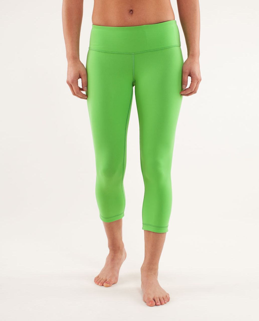 Lululemon Wunder Under Crop *Reversible - Black / Frond