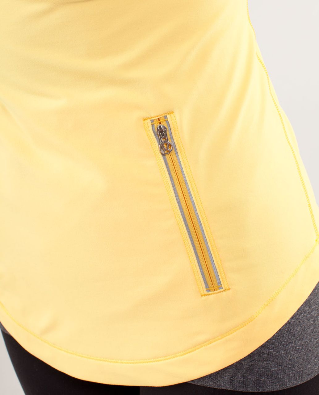 Lululemon Run:  Reflect Pullover - Burning Yellow