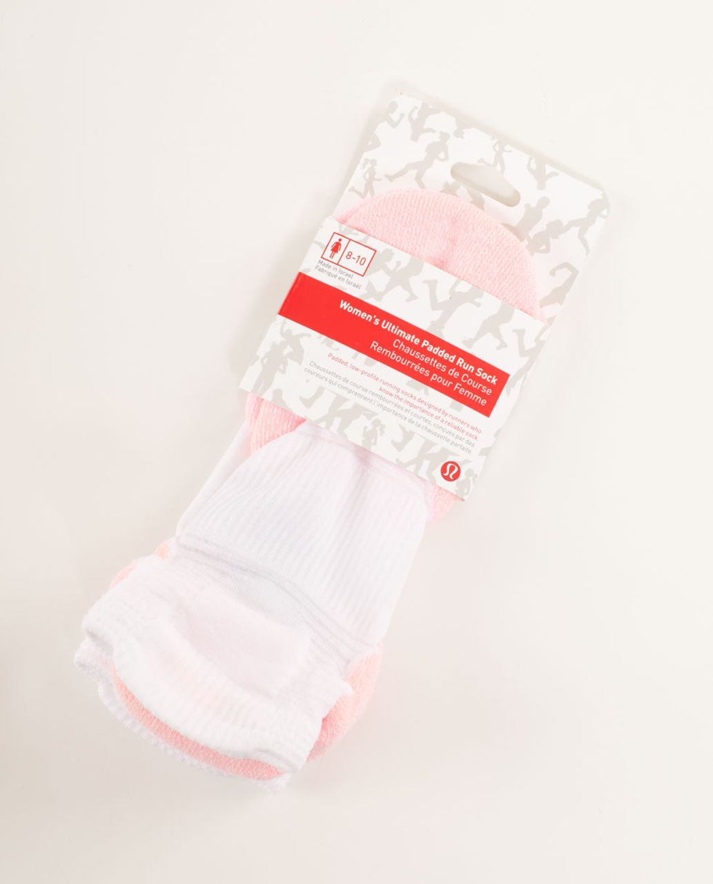 Lululemon Women's Ultimate Padded Run Sock - Bleached Coral