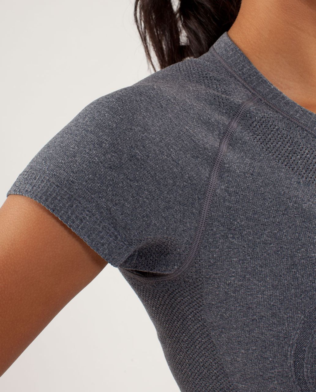 Lululemon Run:  Swiftly Tech Short Sleeve - Inkwell / Black