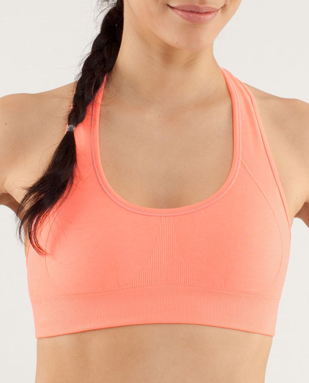 Lululemon Ebb & Flow Racerback Bra - Pop Orange