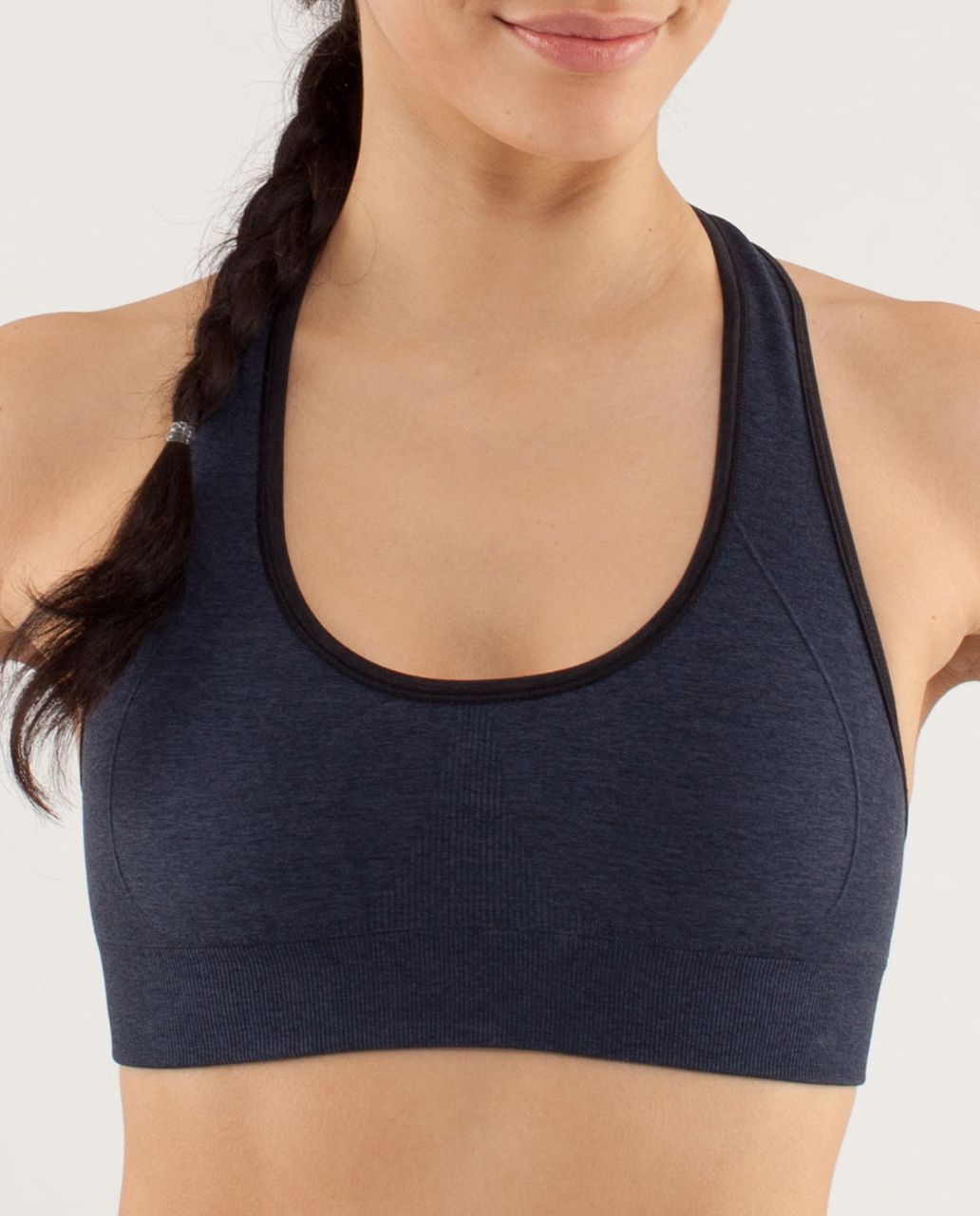 LULU LEMON Ebb and Flow Sports Bra Navy 4 Deep Indigo