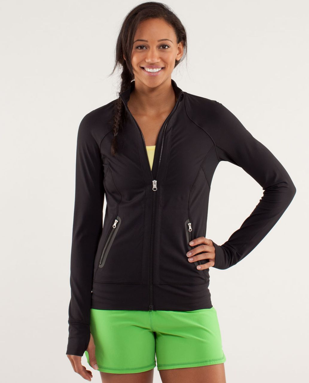 Lululemon Forme Jacket - Black - lulu fanatics