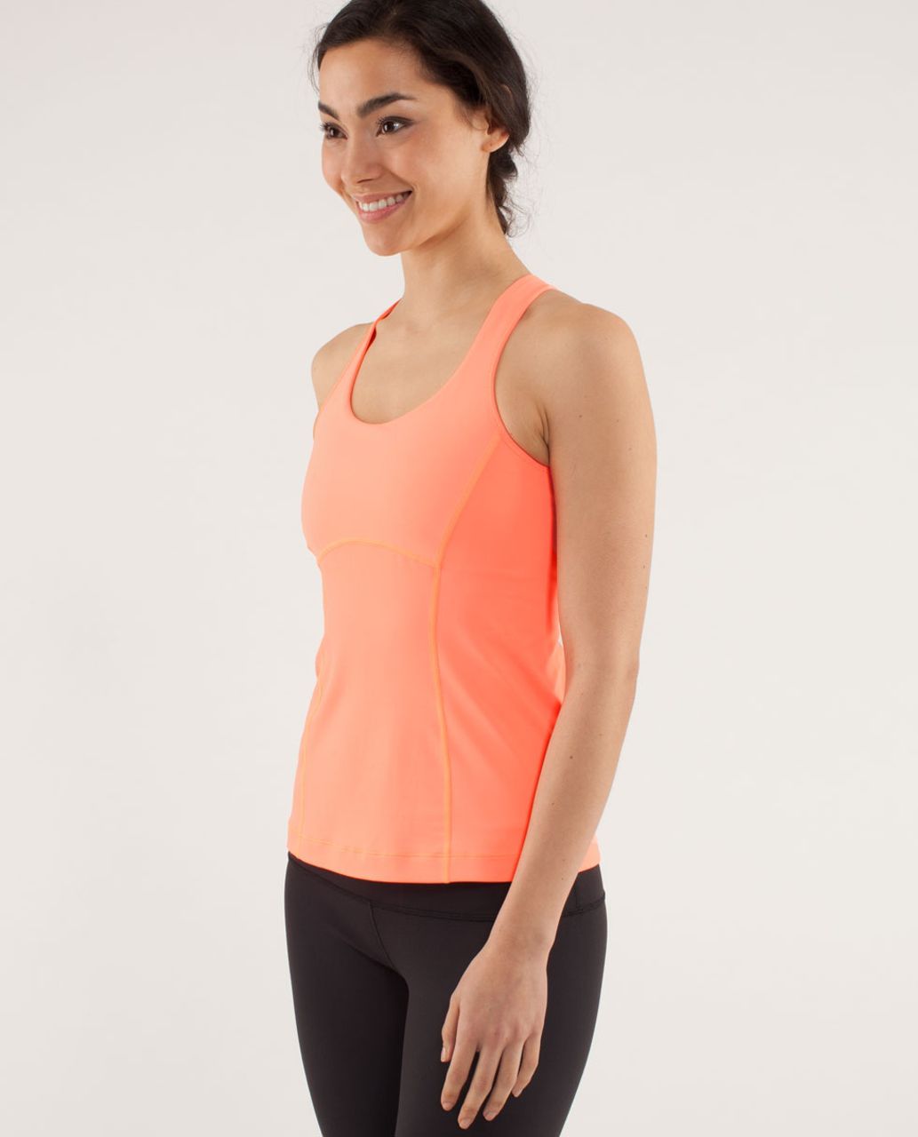 Lululemon Run:  Pace Tank - Pop Orange