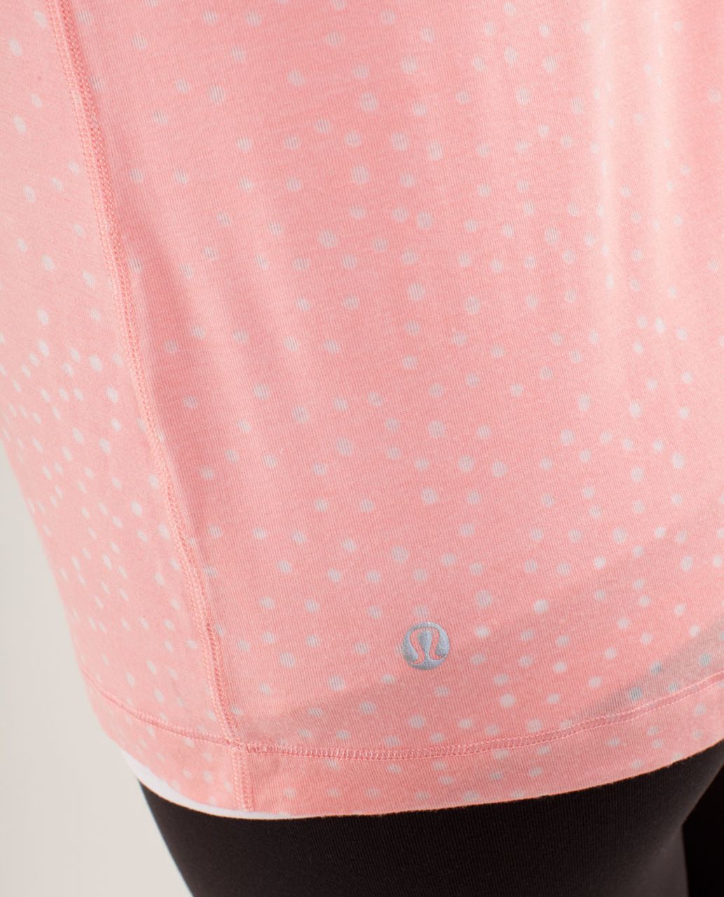 Lululemon Drish Tee - Petit Dot Bleached Coral / White