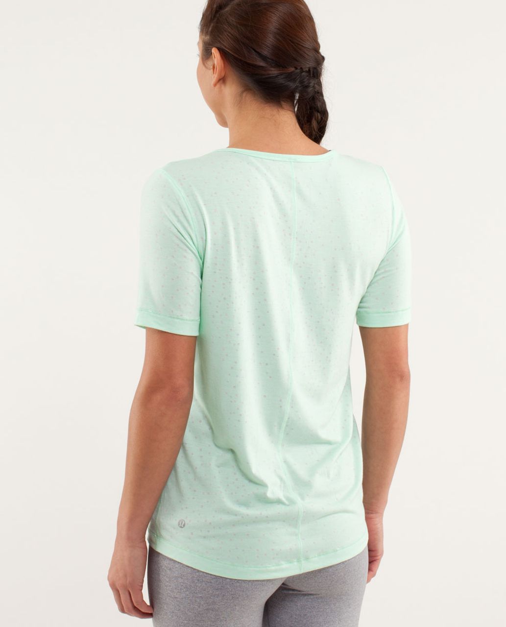 Lululemon Drish Tee - Petit Dot Fresh Teal / Fresh Teal