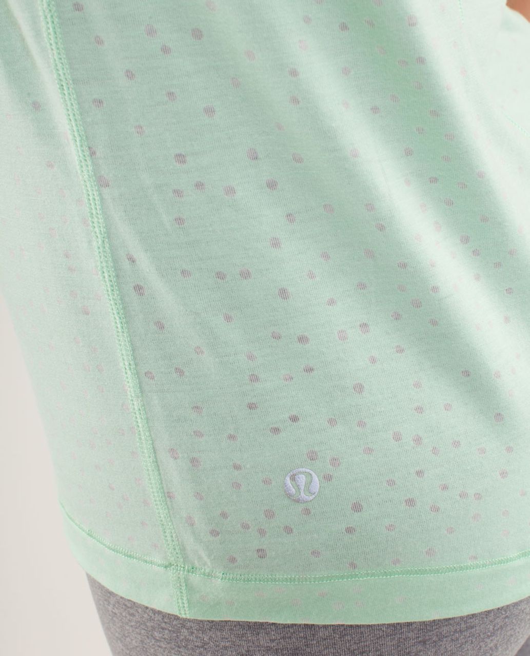 Lululemon Drish Tee - Petit Dot Fresh Teal / Fresh Teal