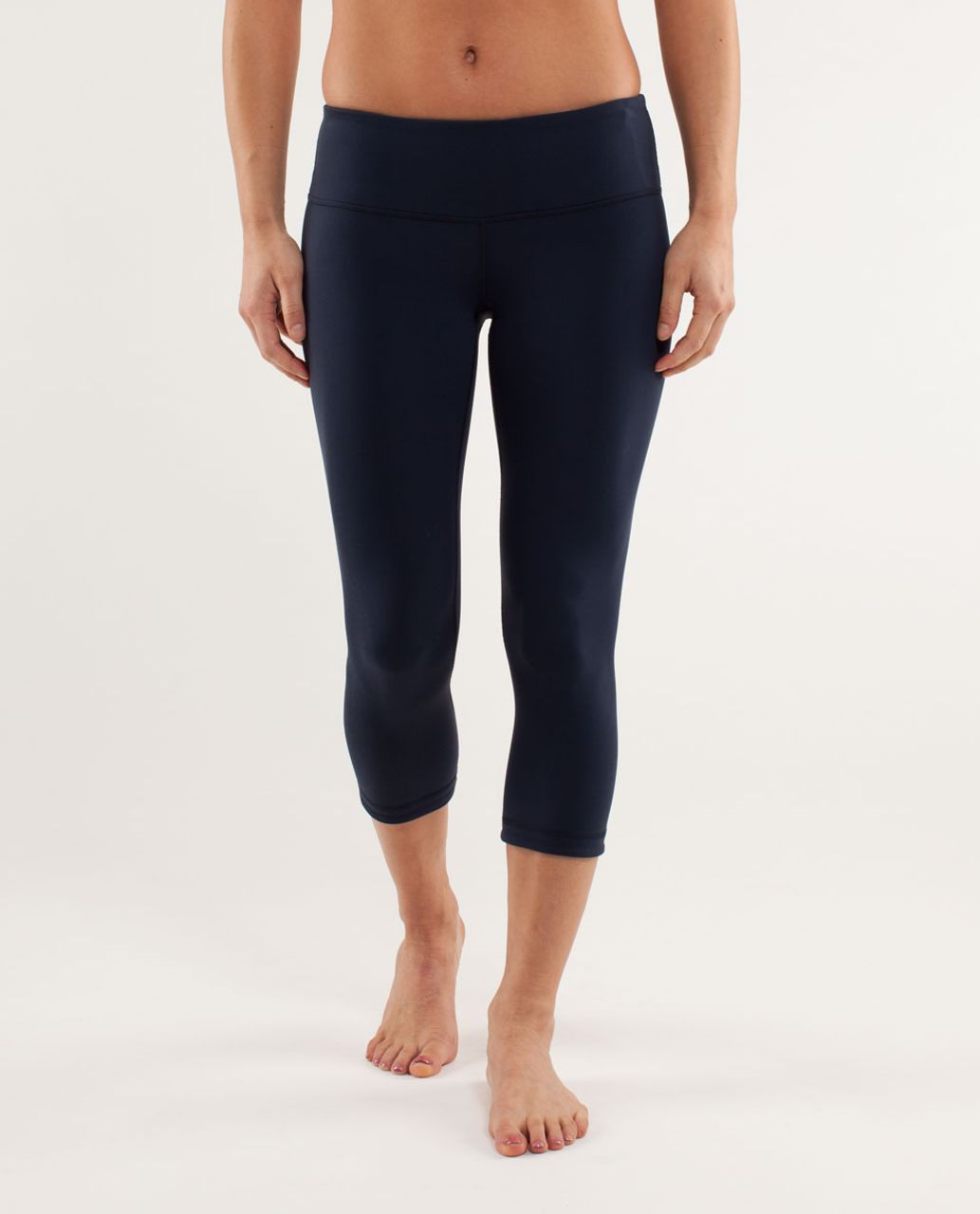 Lululemon Wunder Under Crop *Reversible - Black / Inkwell