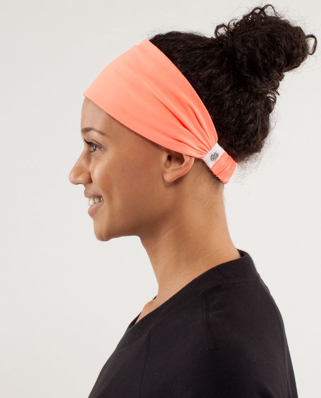 Lululemon Bang Buster Headband *Reversible - Pop Orange / White