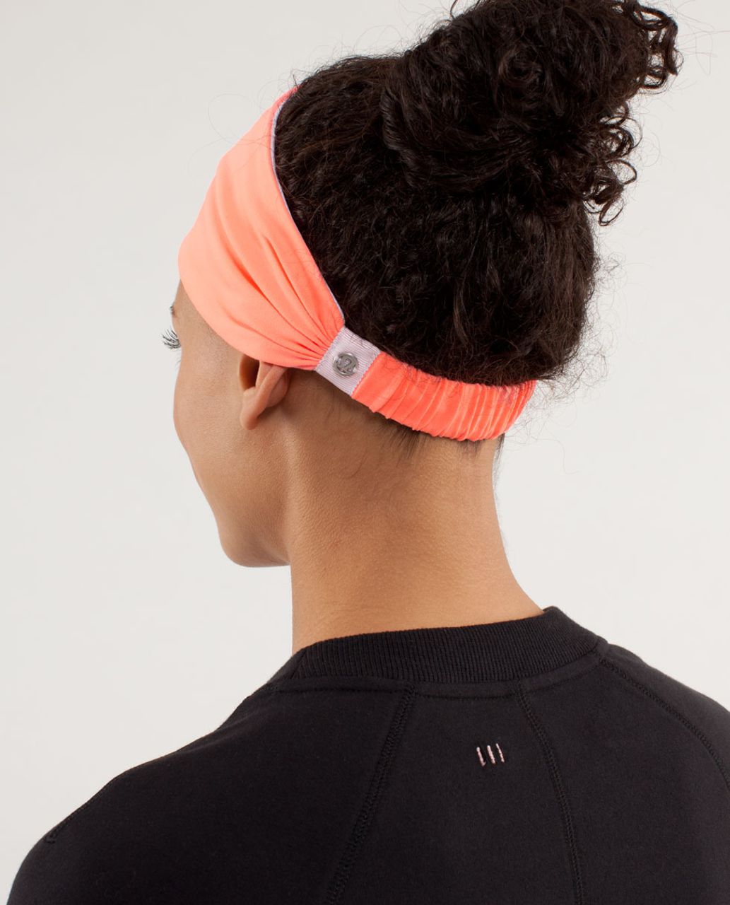 Lululemon Bang Buster Headband *Reversible - Pop Orange / White