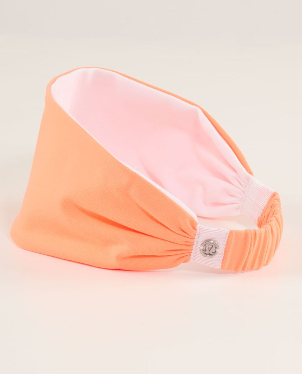 Lululemon Bang Buster Headband *Reversible - Pop Orange / White