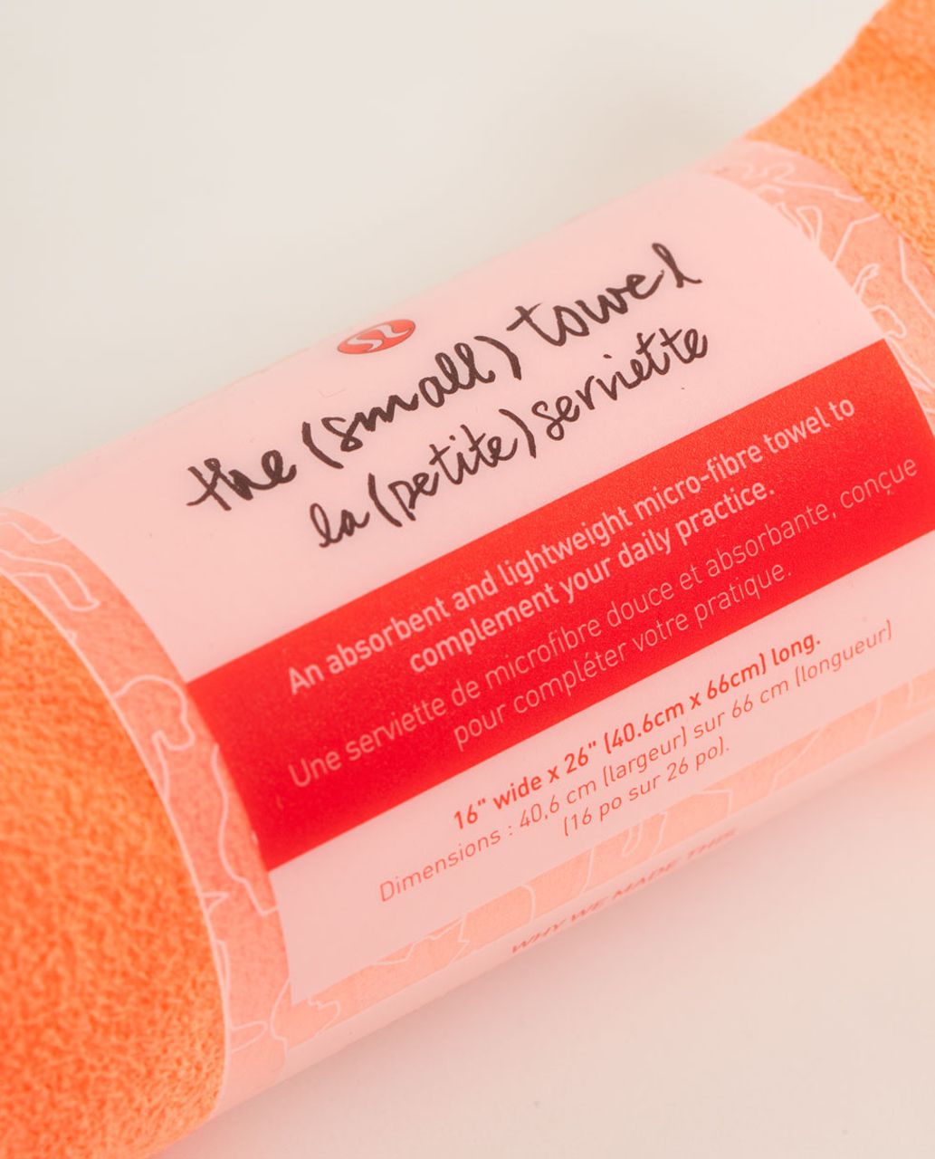 Lululemon The (Small) Towel - Pop Orange