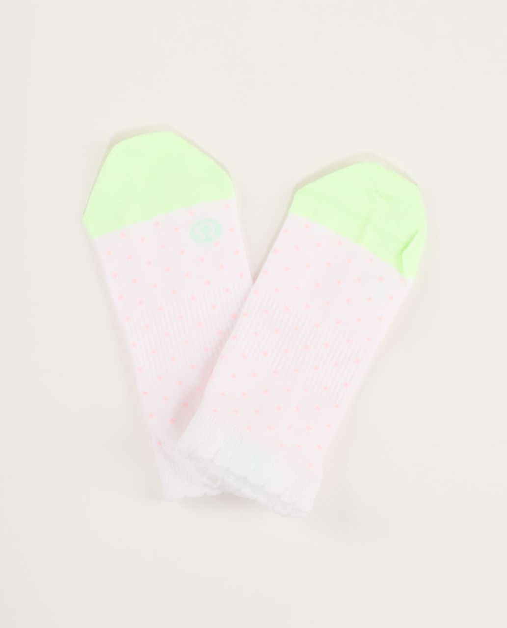 Lululemon Womens Run For Ice Cream Sock - Faded Zap / White